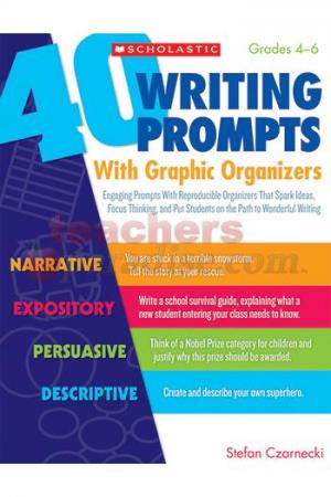 40 Writing Prompts With Graphic Organizers 40 Writing Prompts With Graphic Organizers