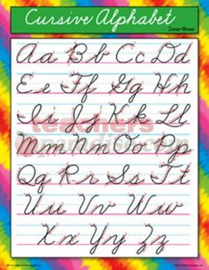 Cursive Writing Chart Printable Worksheets - Laptuoso