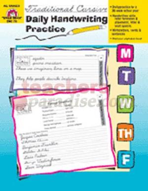 capital cursive chart