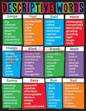words use descriptive essay