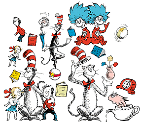    Coloring Pages on Dr  Seuss  Wonderful Characters From The Cat In The Hat Come To Life