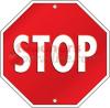 Stop Sign Two Sided Decorations