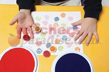 Ready2learn Paint & Clay Finger Printers