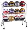 Portable Ball Rack 3 Tier Holds 12 Balls