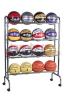 Portable Ball Rack 4 Tier Holds 16 Balls
