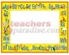 Abc Animals Border Chart