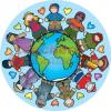 Kids Around The World Two Sided Decorations