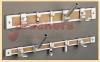 Flag Holder Map Display Rail