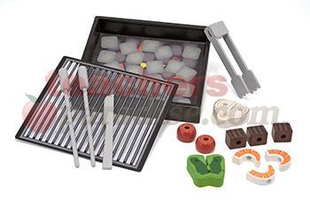 Wooden Grill Set