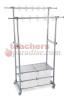 Double Pocket Chart Stand With Storage