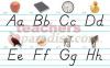 Alphabet Lines Modern Manuscript