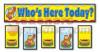 Attendance Replacement Cards Pocket Charts