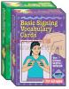 Basic Signing Vocab. Cards Set A 100/Pk 4" X 6"