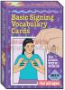 Basic Signing Vocab. Cards Set B 100/Pk 4" X 6"