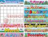 Calendar Bulletin Board Display Set