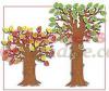 Bulletin Boards Classroom Tree Adjustable 41" To 65"
