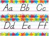 Jigsaw Alphabet Manuscript/Modern Bulletin Board Sets