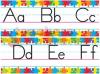 Jigsaw Alphabet Manuscript/Zaner-Bloser Bulletin Board Sets