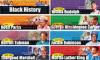 Black History Mini Bulletin Board Set