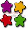 Colorful Cut-Outs Stars (36/Pk Assorted Designs)
