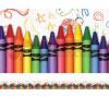Crayons Layered Border