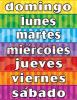Days Of The Week Spanish Chart