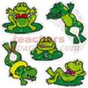 Dazzle Stickers Frogs 75-Pk (Acid & Lignin Free)