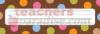 Dots On Chocolate Name Plates