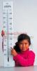 Giant Classroom Thermometer 30"T Dual-Scale Wooden Frame