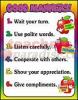 Good Manners Chart