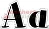 Letters Black Spumoni Uppercase 4 + Punctuation & Numerals