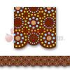 Lots Of Dots Brown Shaped Borders