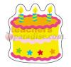 Mini Accents Birthday Cake (36/Pk 3")