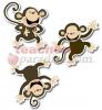 Monkeys Jumbo Cut Outs