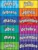 Months Of The Year Spanish Chart
