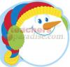 Note Pad Snowman 50 Sheets 5 X 5 Acid-Free