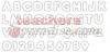 Ready Letters 2" White Casual