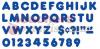 Ready Letters 4" Royal Blue Casual
