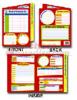 Substitute Teacher Folder Intermediate (9-1/2" X 11-1/2" Storage Pocket)