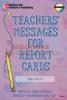 Teachers' Messages for Report Cards, Third Edition, Teacher Resource