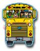 Two-Sided Decoration School Bus