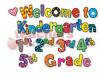 Poppin' Patterns - Welcome to Kindergarten, 1st, 2nd, 3rd, 4th, 5th Grade Punch-Out Phrases Poppin' Patterns - Welcome to Kindergarten, 1st, 2nd, 3rd, 4th, 5th Grade Punch-Out Phrases