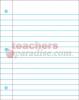 Wipe-Off Chart Notebook Paper (22" X 28")