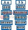 Word Walls Cards High Frequency Words Level 2 (120-Words)