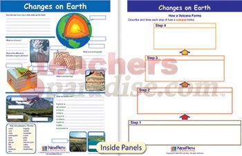 Changes On Earth Visual Learning Guide Science Gr 3-5