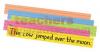 Peacock Super Brt Sentence Strips 3 X 24 Assorted Colors 100/Pk