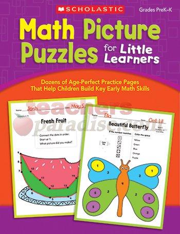 Math Picture Puzzles For Little Learners Gr Pk-K