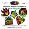 Fun Scratchin Shapes Group Pack