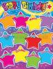 Happy Birthday Gumdrop Stars Learning Chart