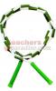 Jump Rope Plastic 7 Sections On Nylon Rope